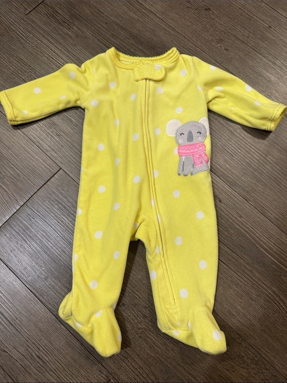 Bundle of 2 Carters Baby Girl One-Piece Zip Up Sleepers. NB. GUC!💕 - Picture 5 of 6